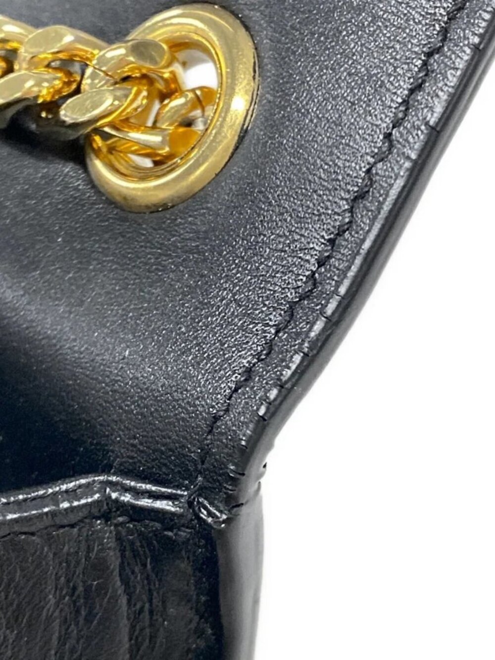 SAINT LAURENT PARIS Kate Small 354120 Black Leather Shoulder Bag - Picture 10 of 15